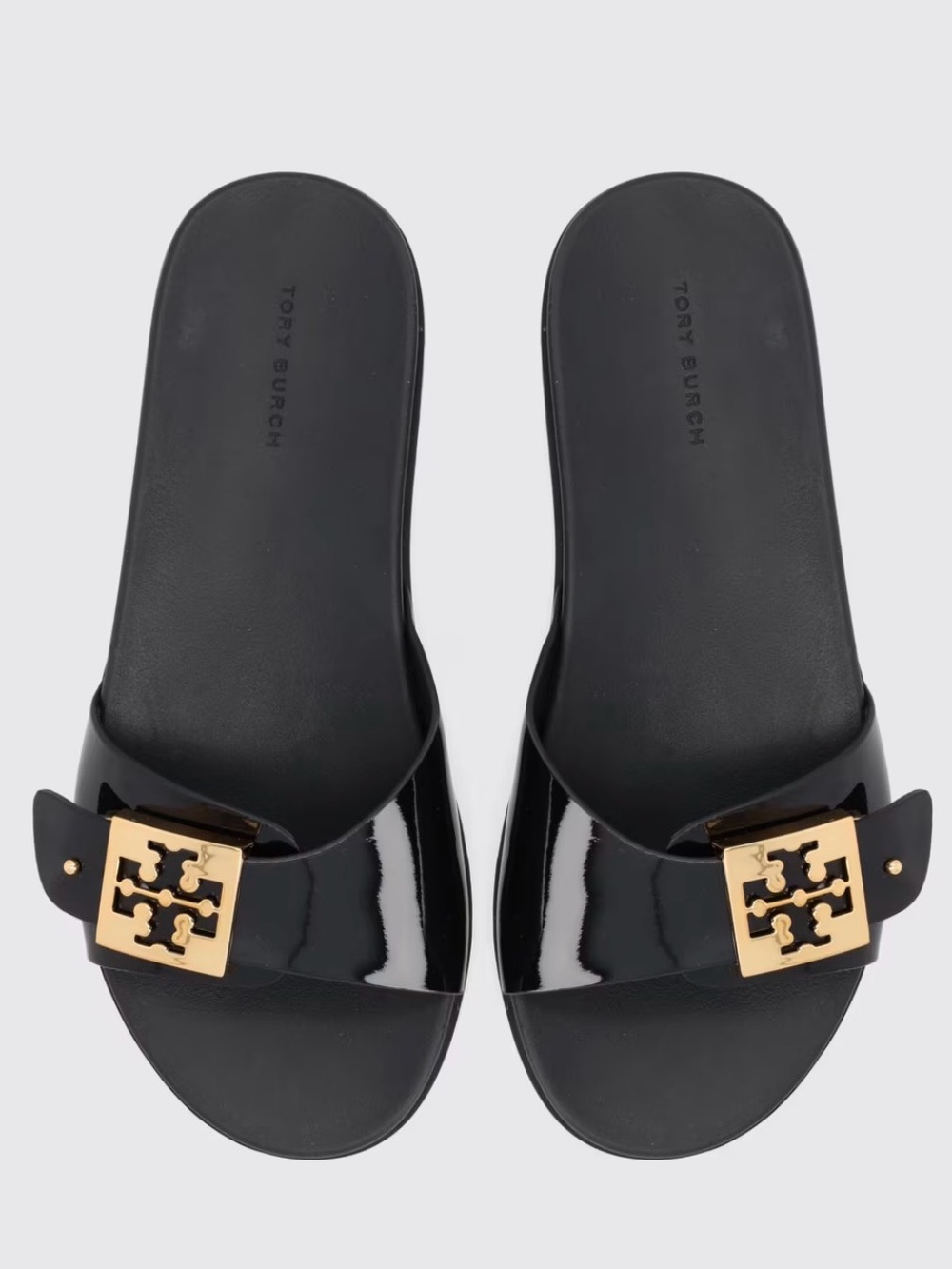 Tory Burch Women's Black Mellow Buckle Sandals size 9